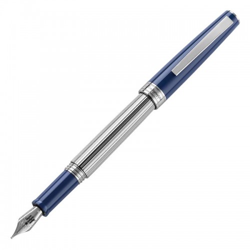 Перьевая ручка Montegrappa Armonia Duetto Dark Blue Steel F