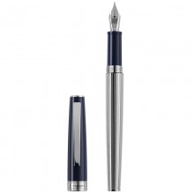 Перьевая ручка Montegrappa Armonia Duetto Dark Blue Steel F