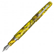 Перьевая ручка Montegrappa ELMO 01 Elmo 01 Fantasy Blooms Iris Yellow F