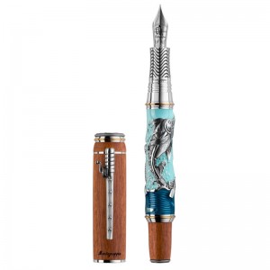 Перьевая ручка Montegrappa The Old Man and the Sea Sterling Silver LE M