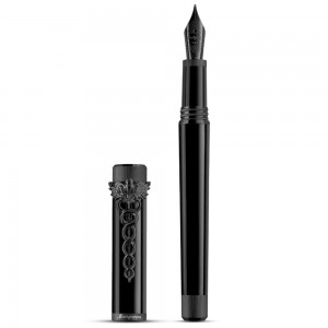 Перьевая ручка Montegrappa Zero Caduceus Ultra Black IP M