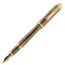 Перьевая ручка Montegrappa Zero Zodiac Capricorn (Козерог) Yellow Gold IP Steel M