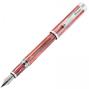 Перьевая ручка Montegrappa Zero Zodiac LE Pisces (Рыбы) Palladium IP Steel F 14K