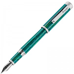 Перьевая ручка Montegrappa Zero Zodiac LE Sagittarius (Стрелец) Palladium IP Steel F 14K