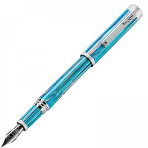 Перьевая ручка Montegrappa Zero Zodiac LE Taurus (Телец) Palladium IP Steel F 14K