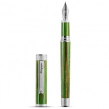 Перьевая ручка Montegrappa Zero Zodiac LE Virgo (Дева) Palladium IP Steel F 14K