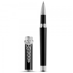 Ручка-роллер Montegrappa Zero Caduceus Palladium IP