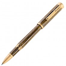 Ручка-роллер Montegrappa Zero Zodiac Capricorn (Козерог) Yellow Gold IP Steel