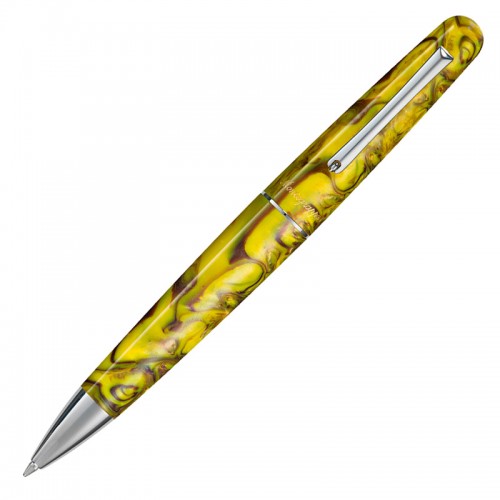 Шариковая ручка Montegrappa Elmo 01 Fantasy Blooms Iris Yellow
