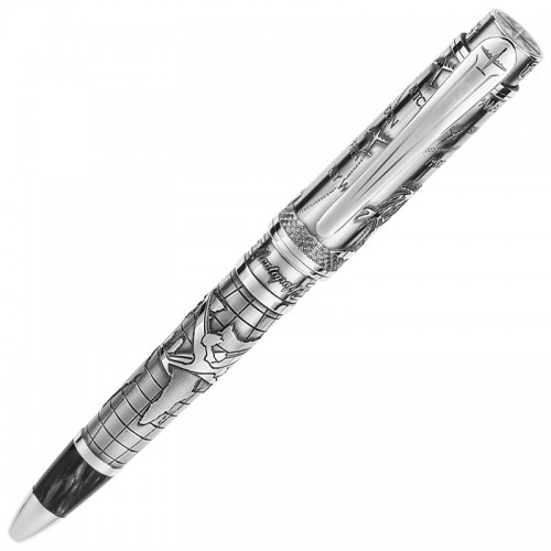 Шариковая ручка Montegrappa Ernest Hemingway Traveller Silver
