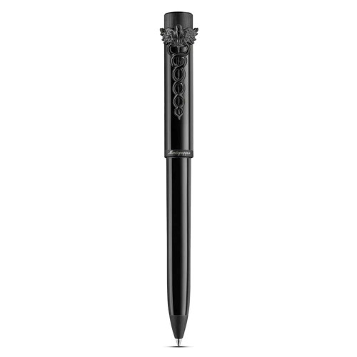 Шариковая ручка Montegrappa Zero Caduceus Ultra Black IP