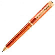 Шариковая ручка Montegrappa Zero Zodiac Leo (Лев) Yellow Gold IP Steel